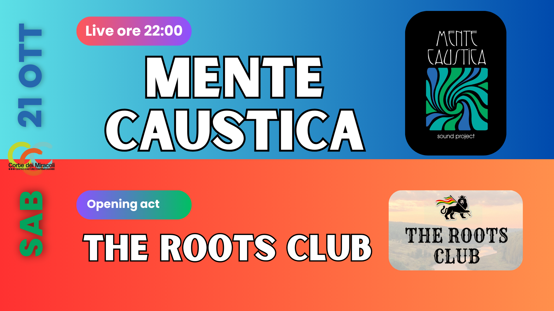 MENTE CAUSTICA+THE ROOTS CLUB