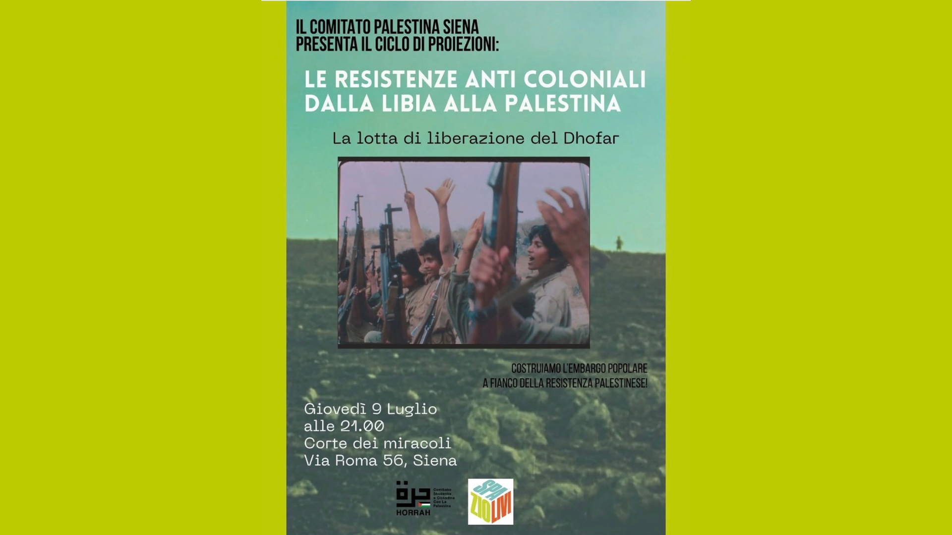 Le resistenze anticoloniali dalla Libia alla Palestina